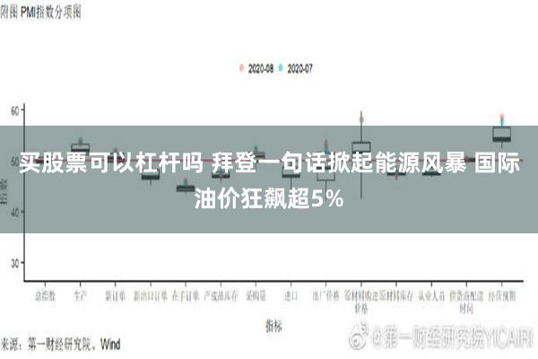 买股票可以杠杆吗 拜登一句话掀起能源风暴 国际油价狂飙超5%