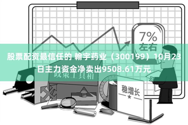 股票配资最信任的 翰宇药业（300199）10月23日主力资金净卖出9508.61万元