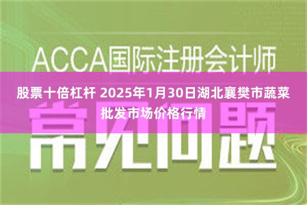 股票十倍杠杆 2025年1月30日湖北襄樊市蔬菜批发市场价格行情